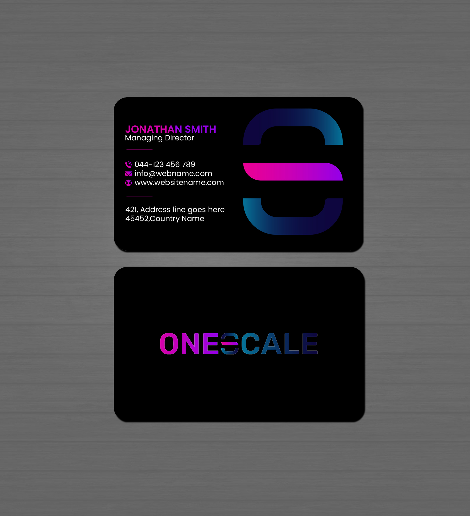 Business Card Design by Creations Box 2015 for OneScale | Design #31914649