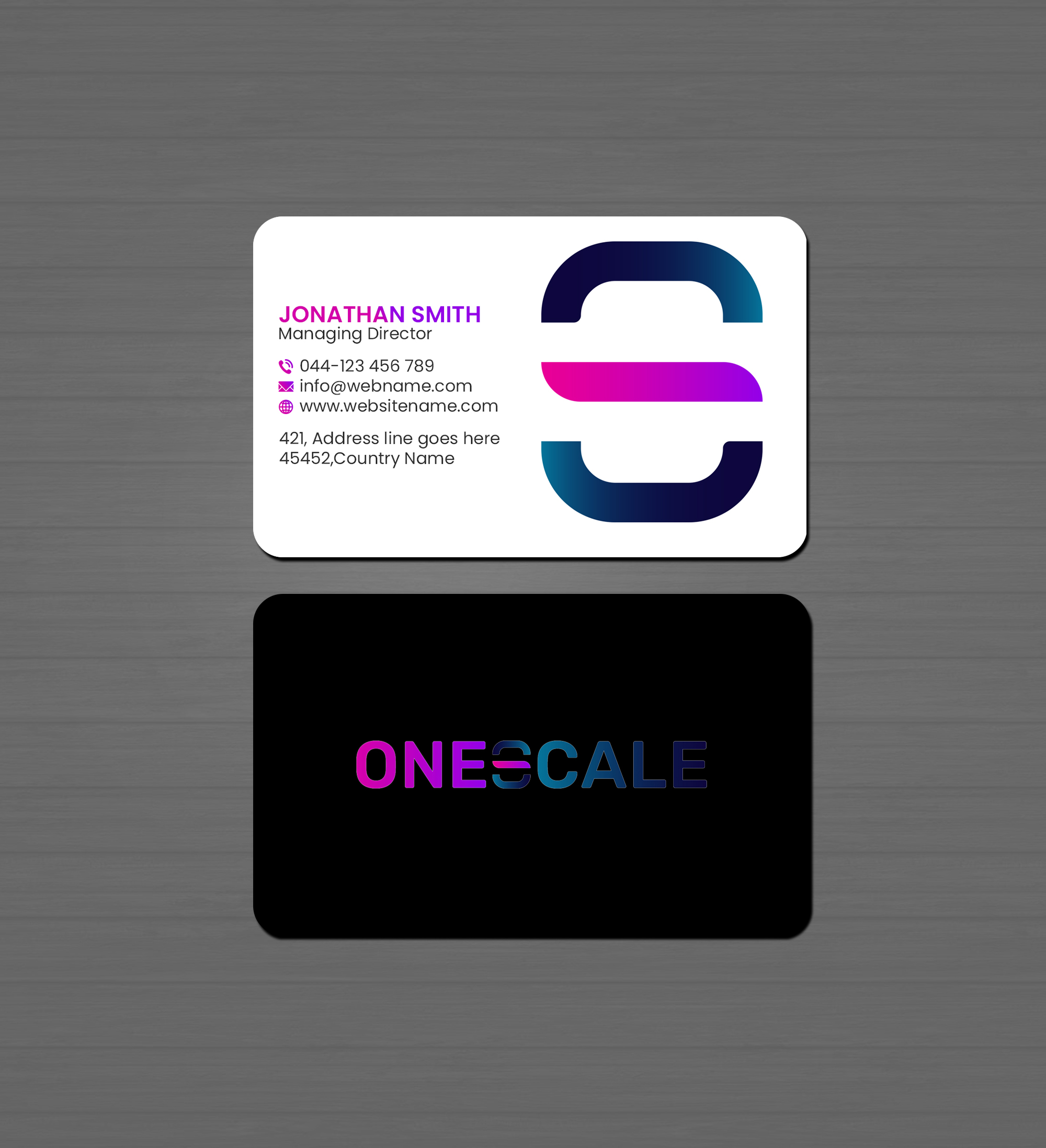 Business Card Design by Creations Box 2015 for OneScale | Design #31914650