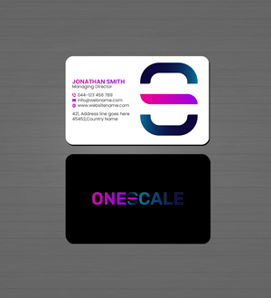 Business Card Design by Creations Box 2015 for OneScale | Design: #31914650