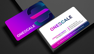 Business Card Design by Creations Box 2015 for OneScale | Design: #31914667