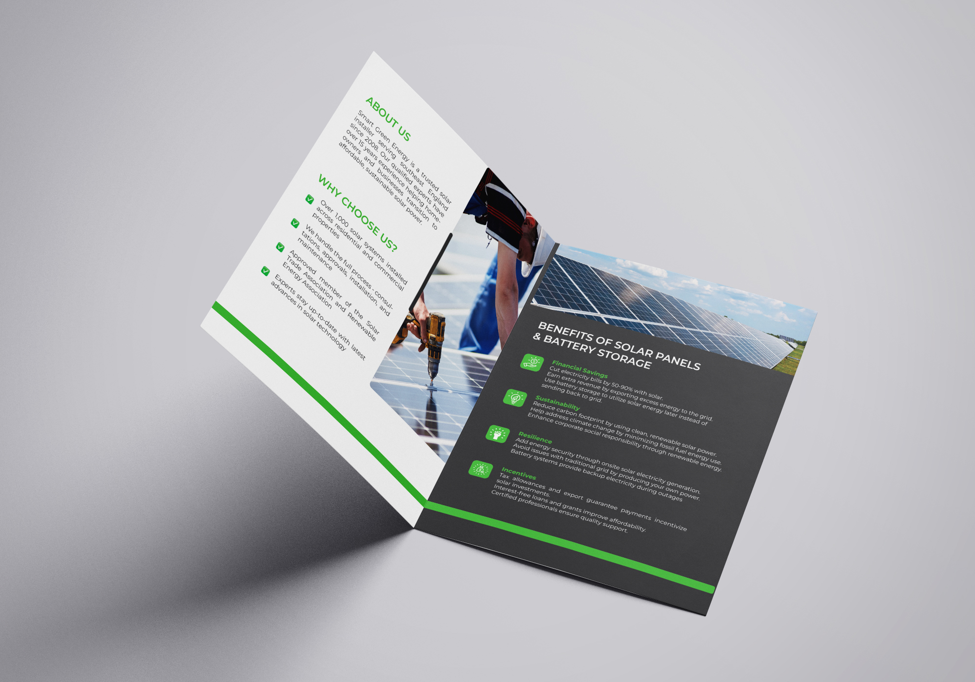 Brochure Design by Nel. for smart green energy ltd | Design #31929862