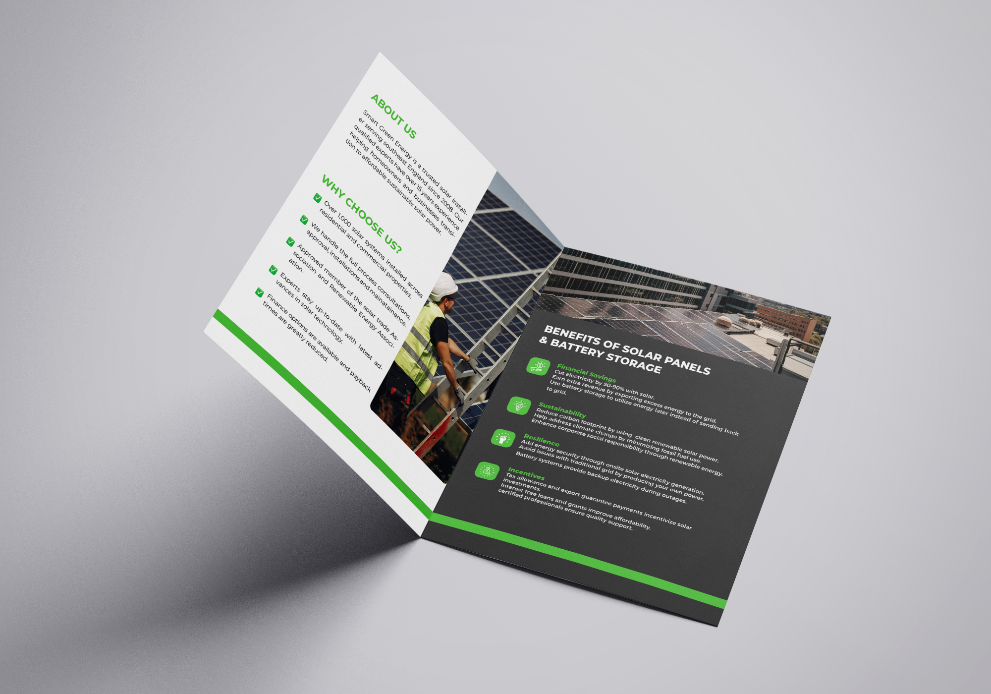 Brochure Design by Nel. for smart green energy ltd | Design #31976443