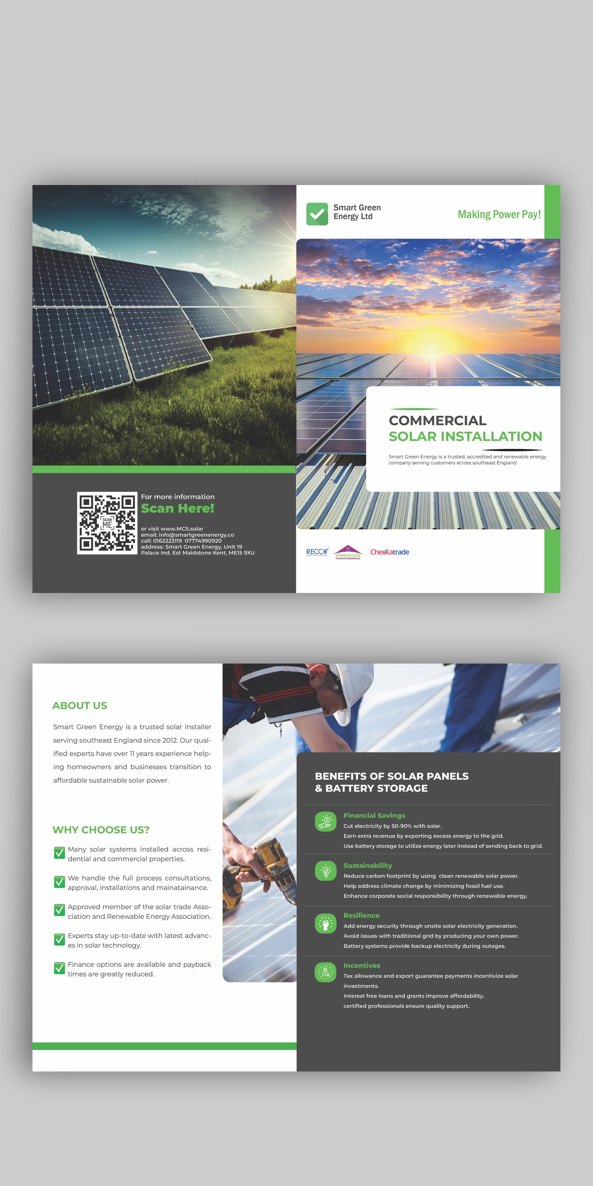 Brochure Design by Nel. for smart green energy ltd | Design #32040674
