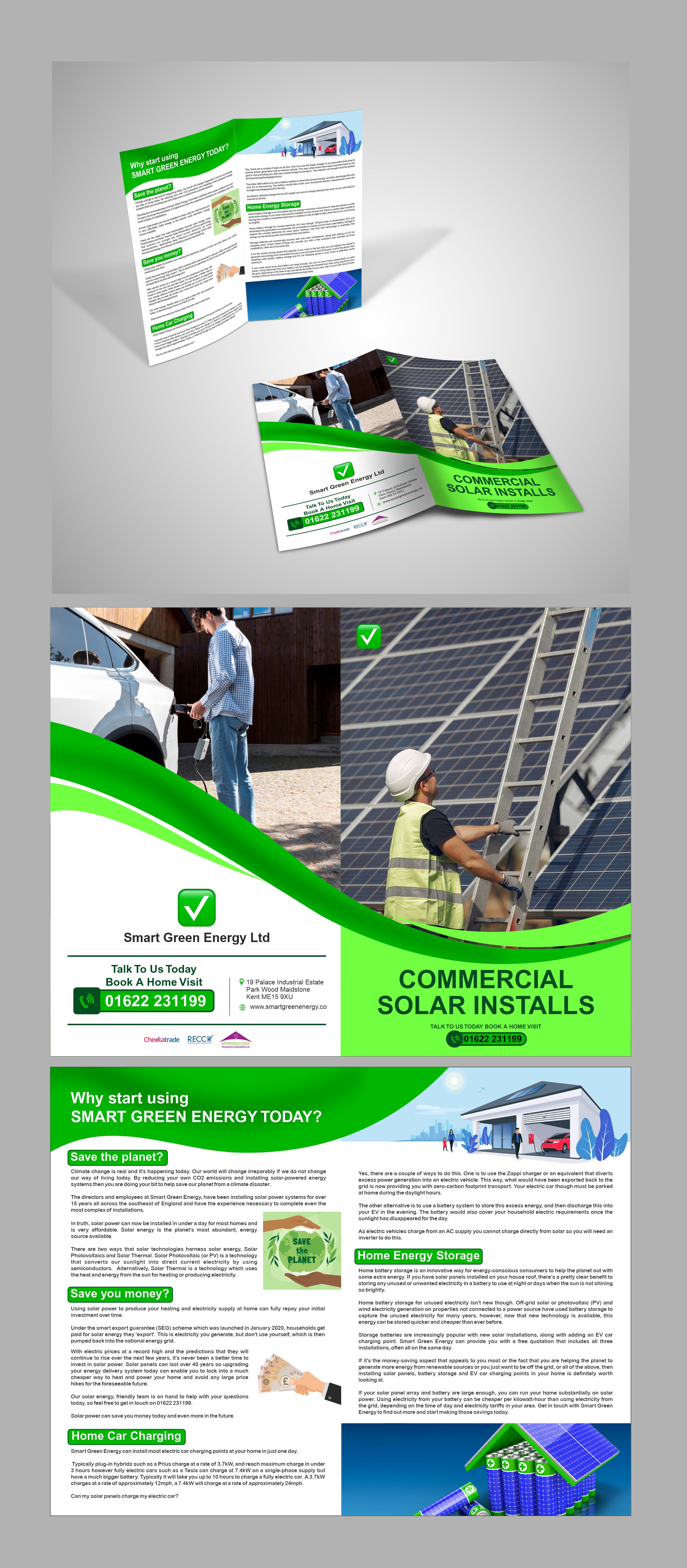 Broschüren-Design von Fine Graphics House für smart green energy ltd | Design #31927965