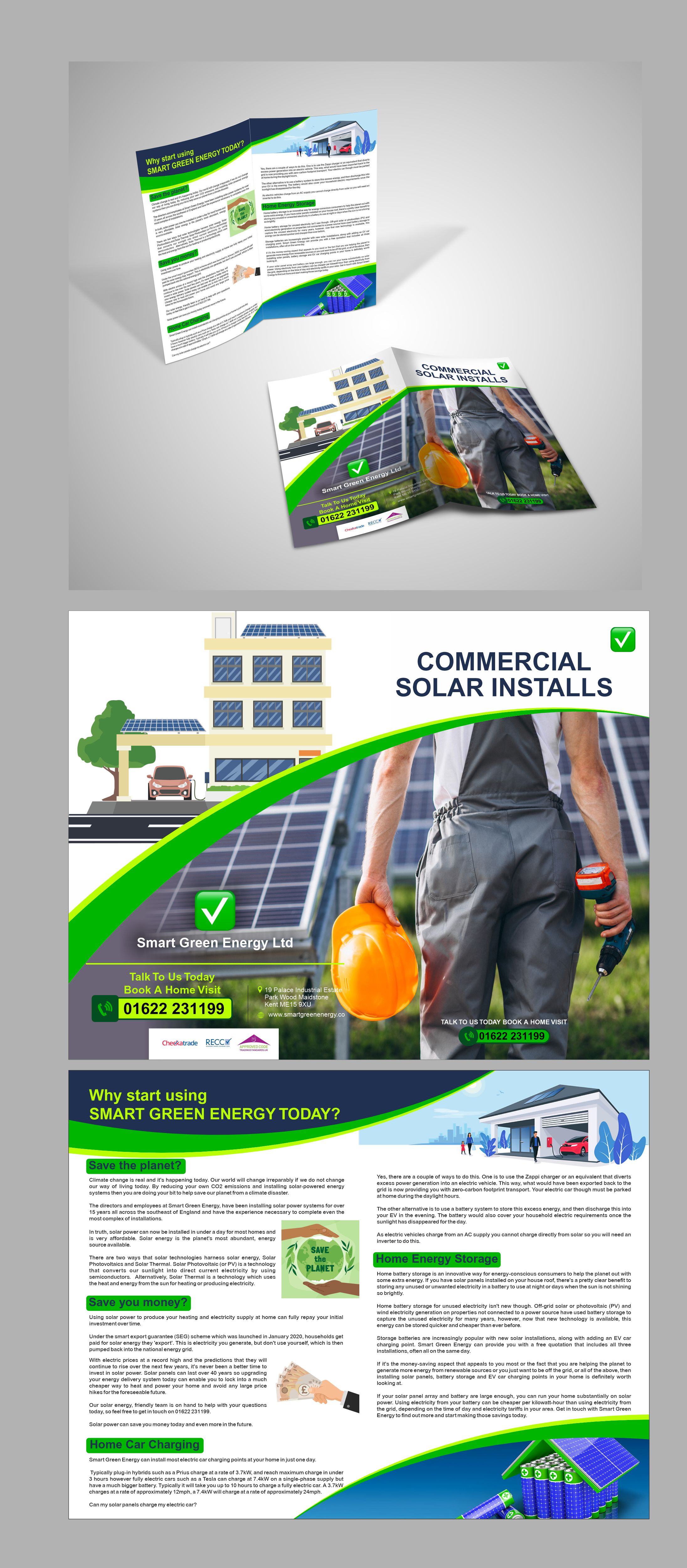 Brochure Design by Fine Graphics House for smart green energy ltd | Design #31929106