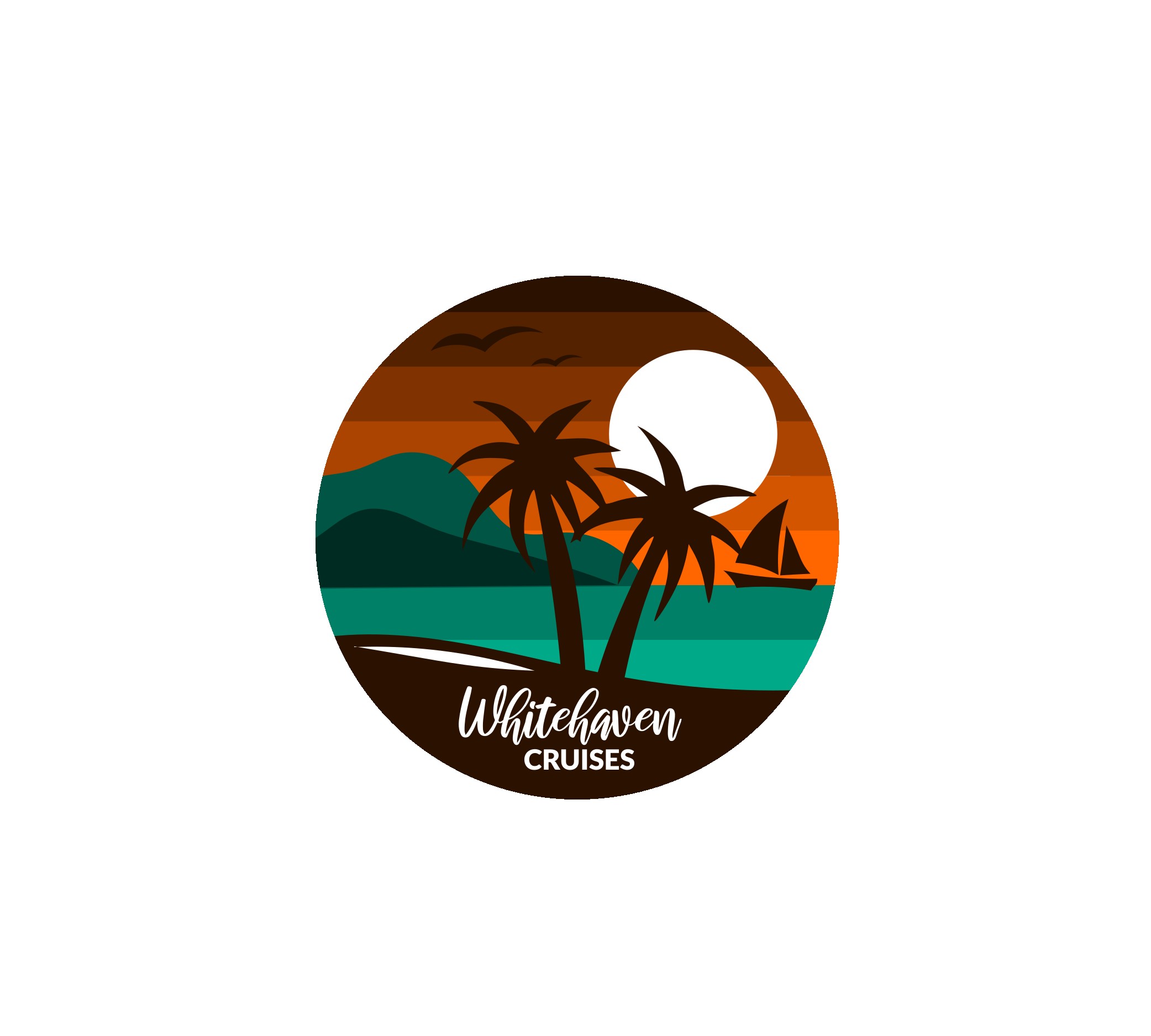 Upmarket, Elegant, Tourism Logo Design for Whitehaven Cruises by
