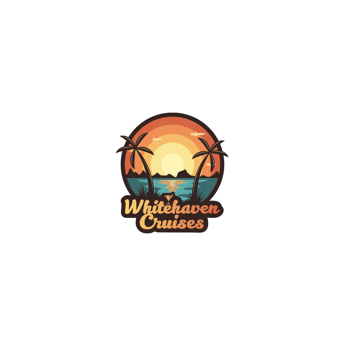Upmarket, Elegant, Tourism Logo Design for Whitehaven Cruises by