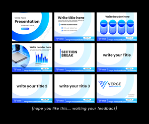 PowerPoint-Design von Ahmad Sani für Verge Semiconductor | Design #31914037