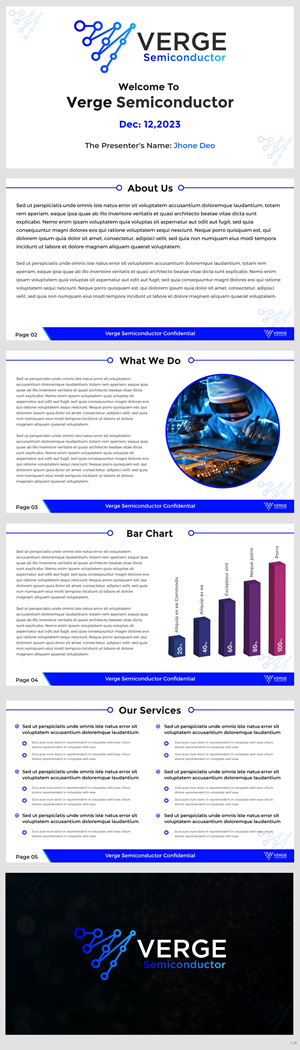 PowerPoint-Design von pb für Verge Semiconductor | Design #31921616