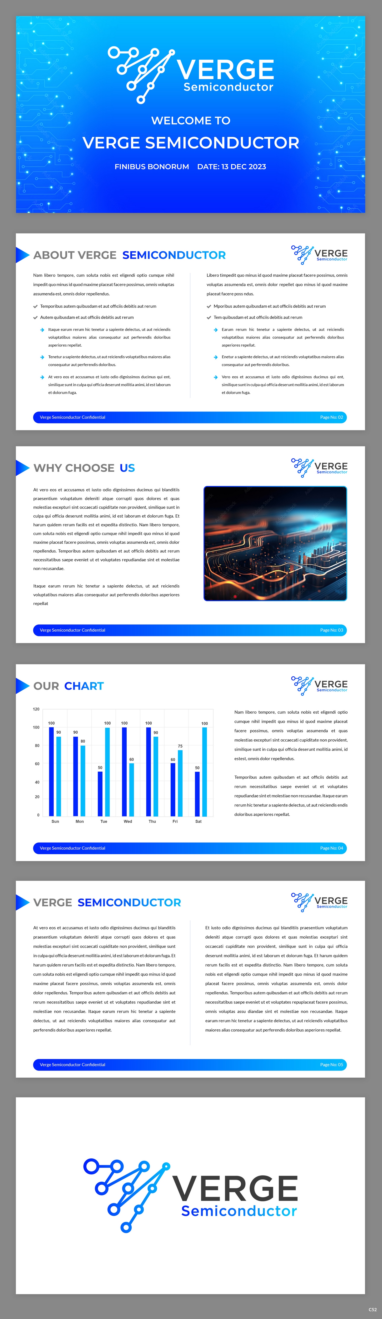 PowerPoint Design by pb for Verge Semiconductor | Design #31924945