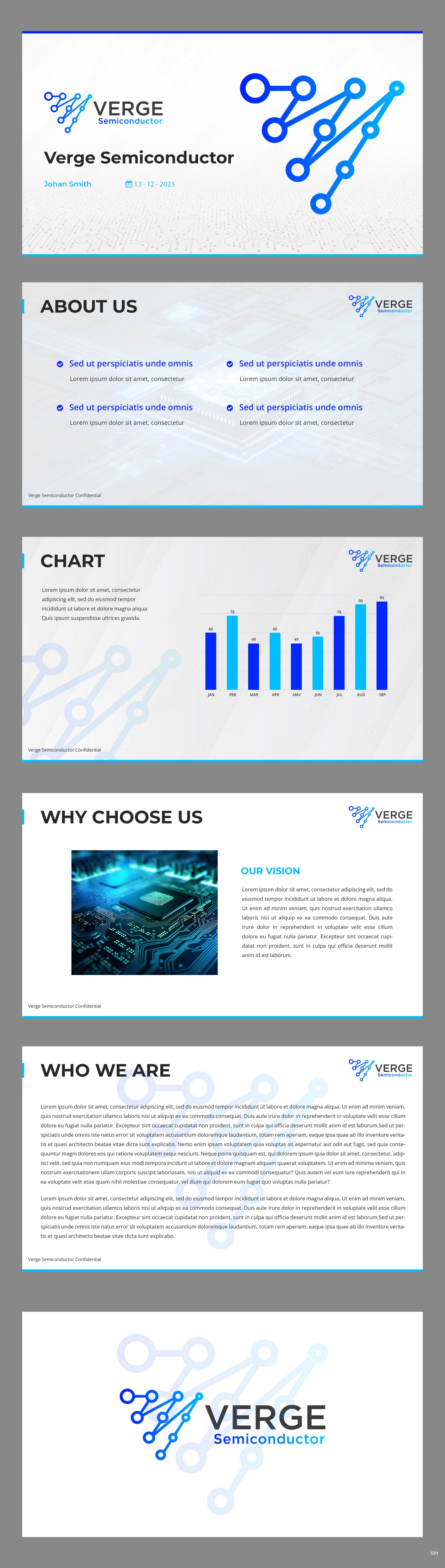 PowerPoint Design by pb for Verge Semiconductor | Design #31924946