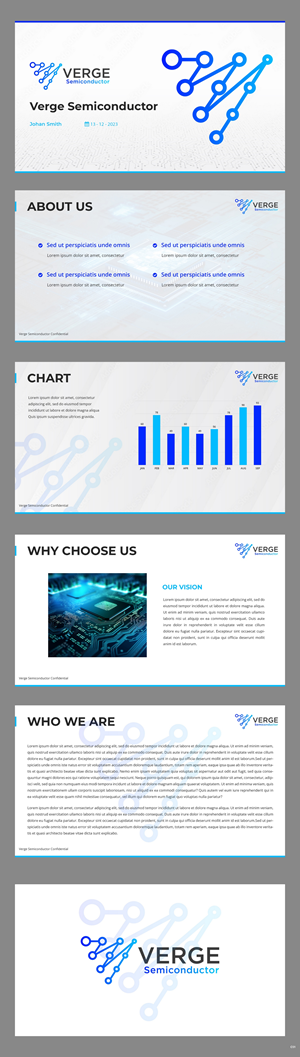 PowerPoint Design by pb for Verge Semiconductor | Design: #31924946