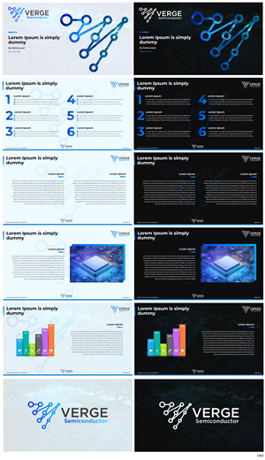 PowerPoint Design by pb for Verge Semiconductor | Design: #31924947