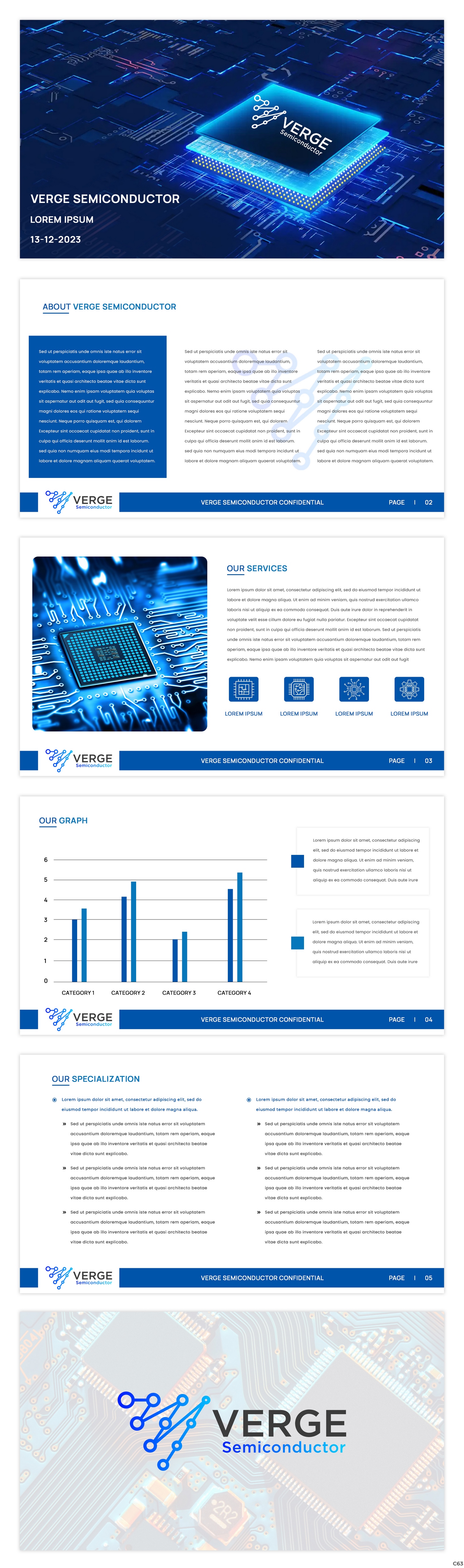 PowerPoint Design by pb for Verge Semiconductor | Design #31924949