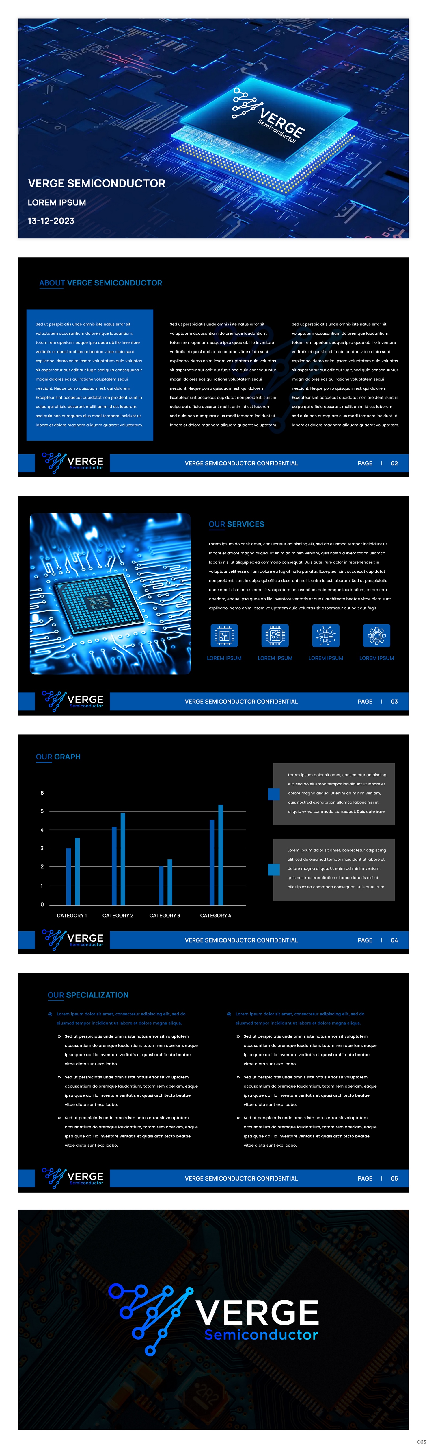PowerPoint Design by pb for Verge Semiconductor | Design #31924951