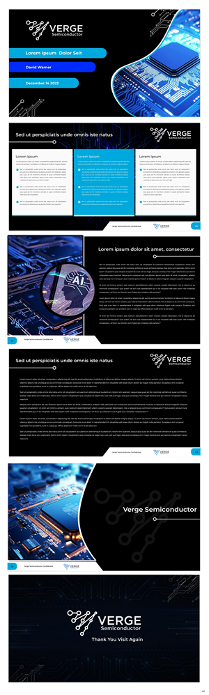 PowerPoint Design by pb for Verge Semiconductor | Design: #31924960