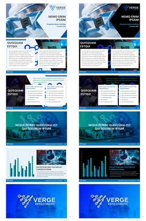 PowerPoint Design by pb for Verge Semiconductor | Design: #31924964