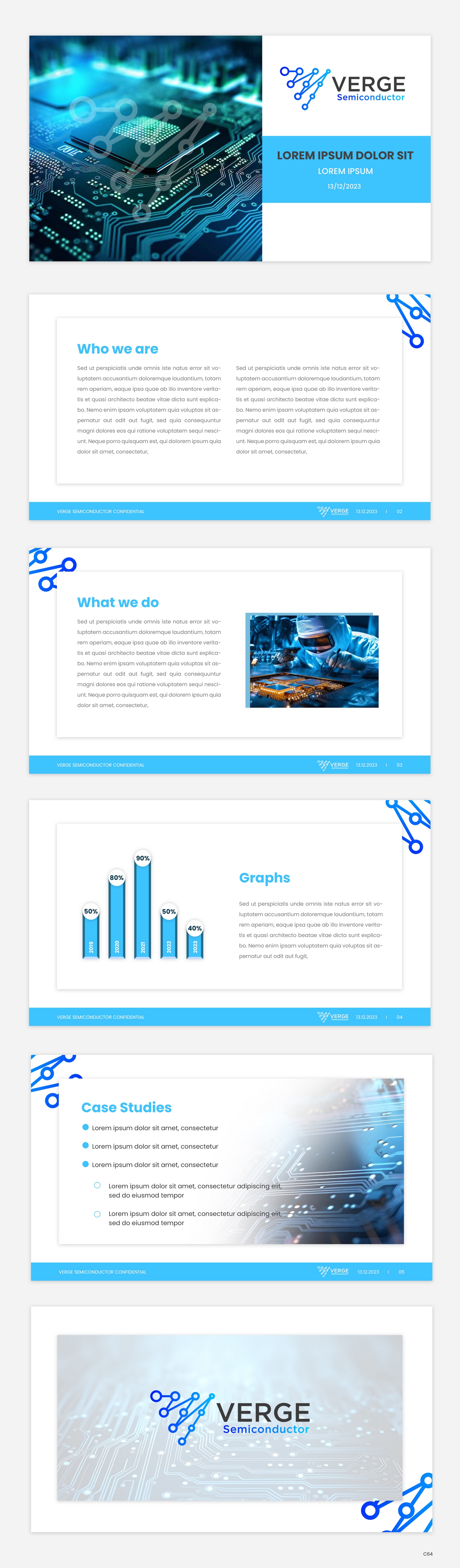 PowerPoint Design by pb for Verge Semiconductor | Design #31929554