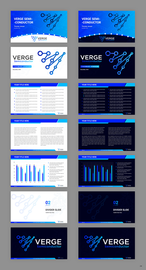 PowerPoint Design by pb for Verge Semiconductor | Design: #31930380