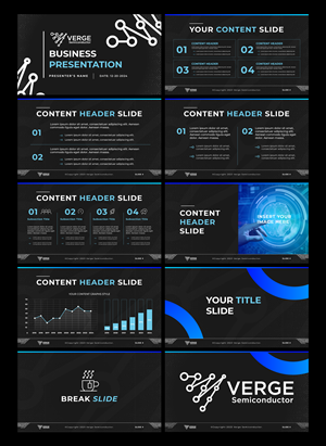 Diseño de PowerPoint por DesignGenie para Verge Semiconductor | Diseño: #31947133