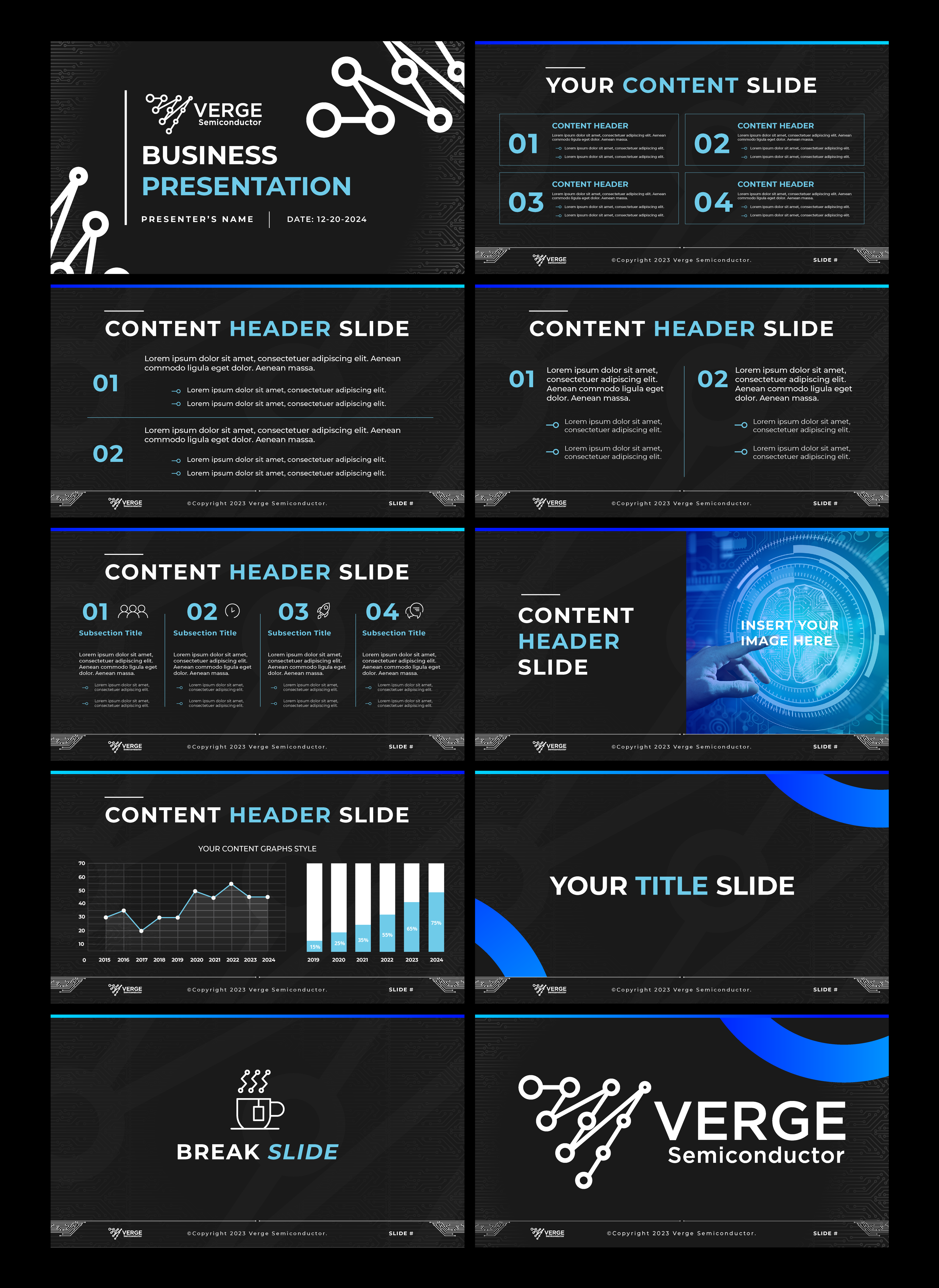 PowerPoint Design by DesignGenie for Verge Semiconductor | Design #31980910