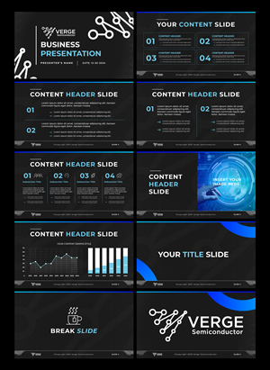 Diseño de PowerPoint por DesignGenie para Verge Semiconductor | Diseño: #31980910