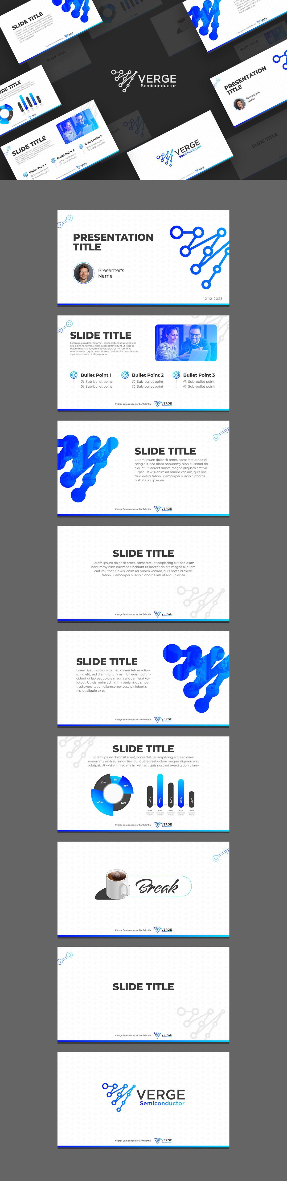 PowerPoint-Design von vcreatived für Verge Semiconductor | Design #31913997