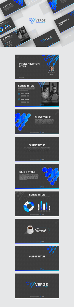 Diseño de PowerPoint por vcreatived para Verge Semiconductor | Diseño: #31913998