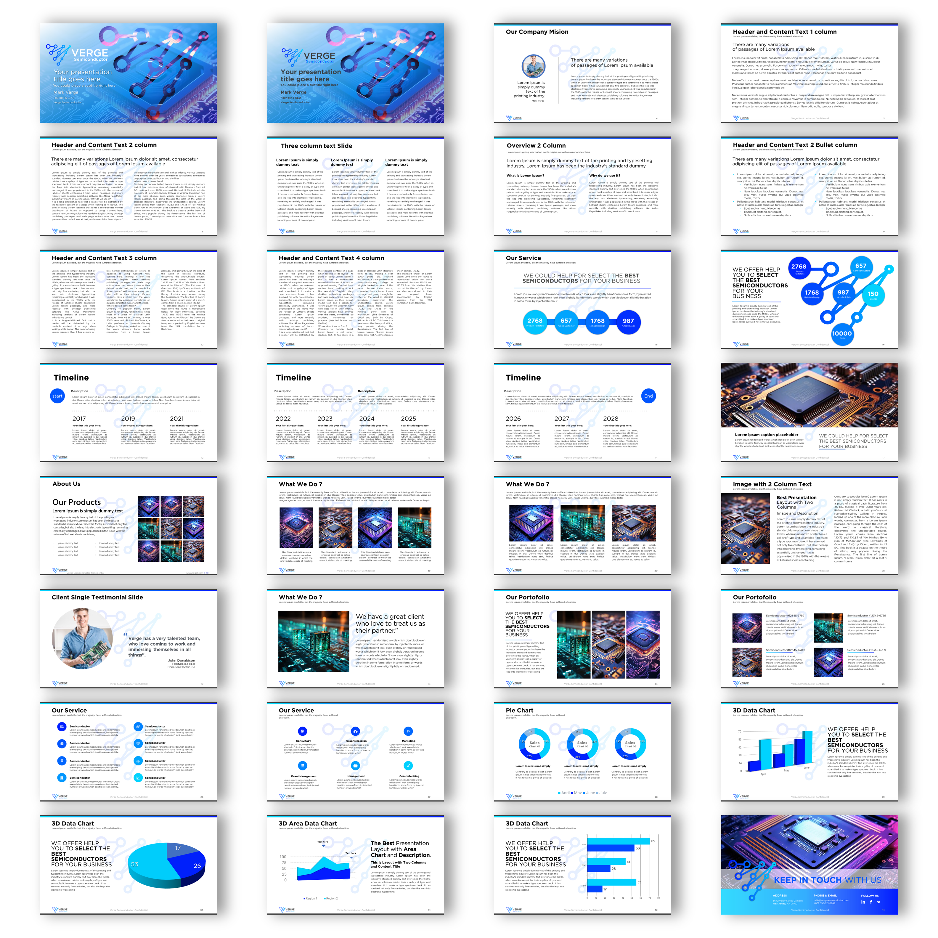 PowerPoint Design by joseborgesbarboza 2 for Verge Semiconductor | Design #31939775