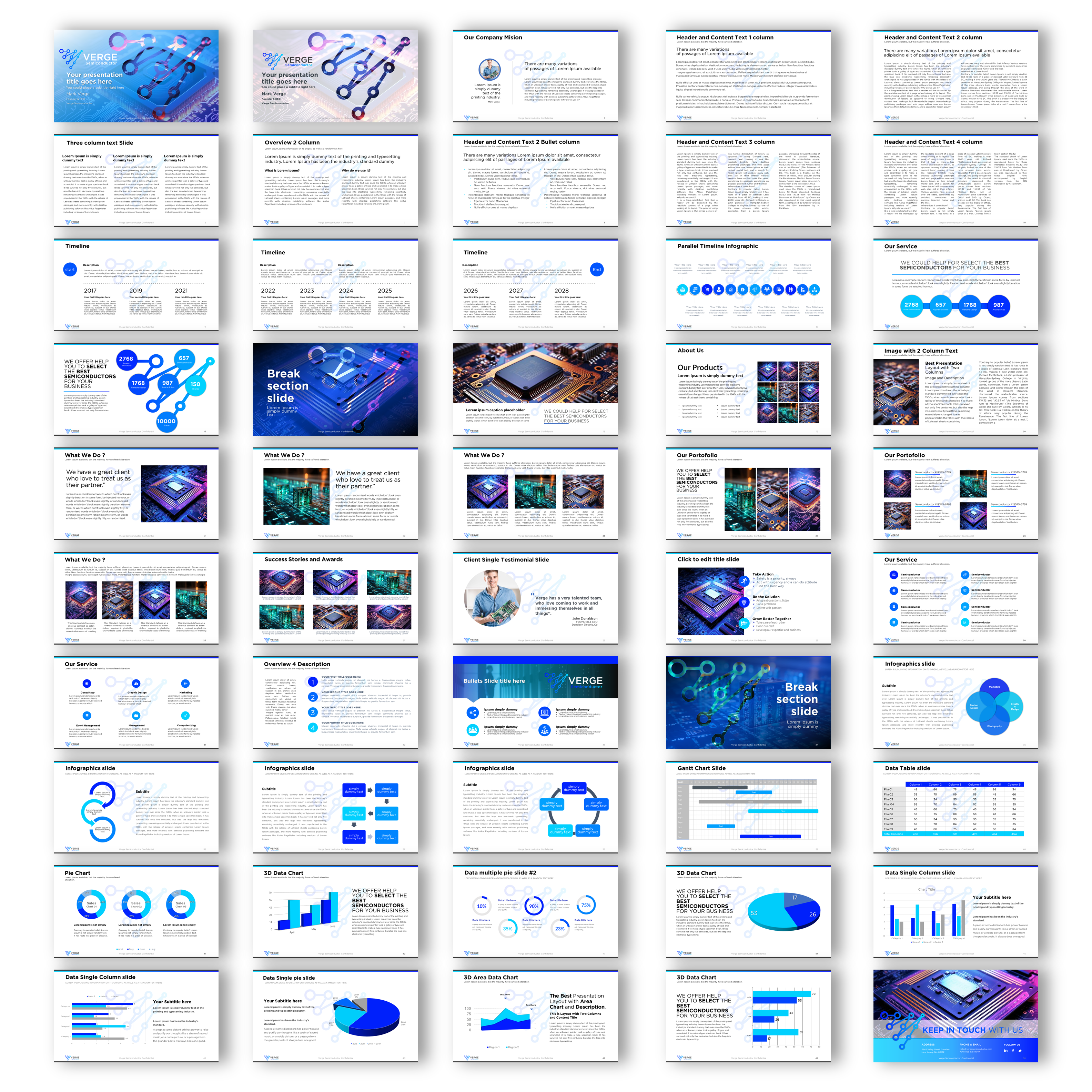 Design de PowerPoint par joseborgesbarboza 2 pour Verge Semiconductor | Design #31955464