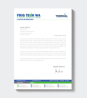 Letterhead Design by artbitin for this project | Design: #31919410