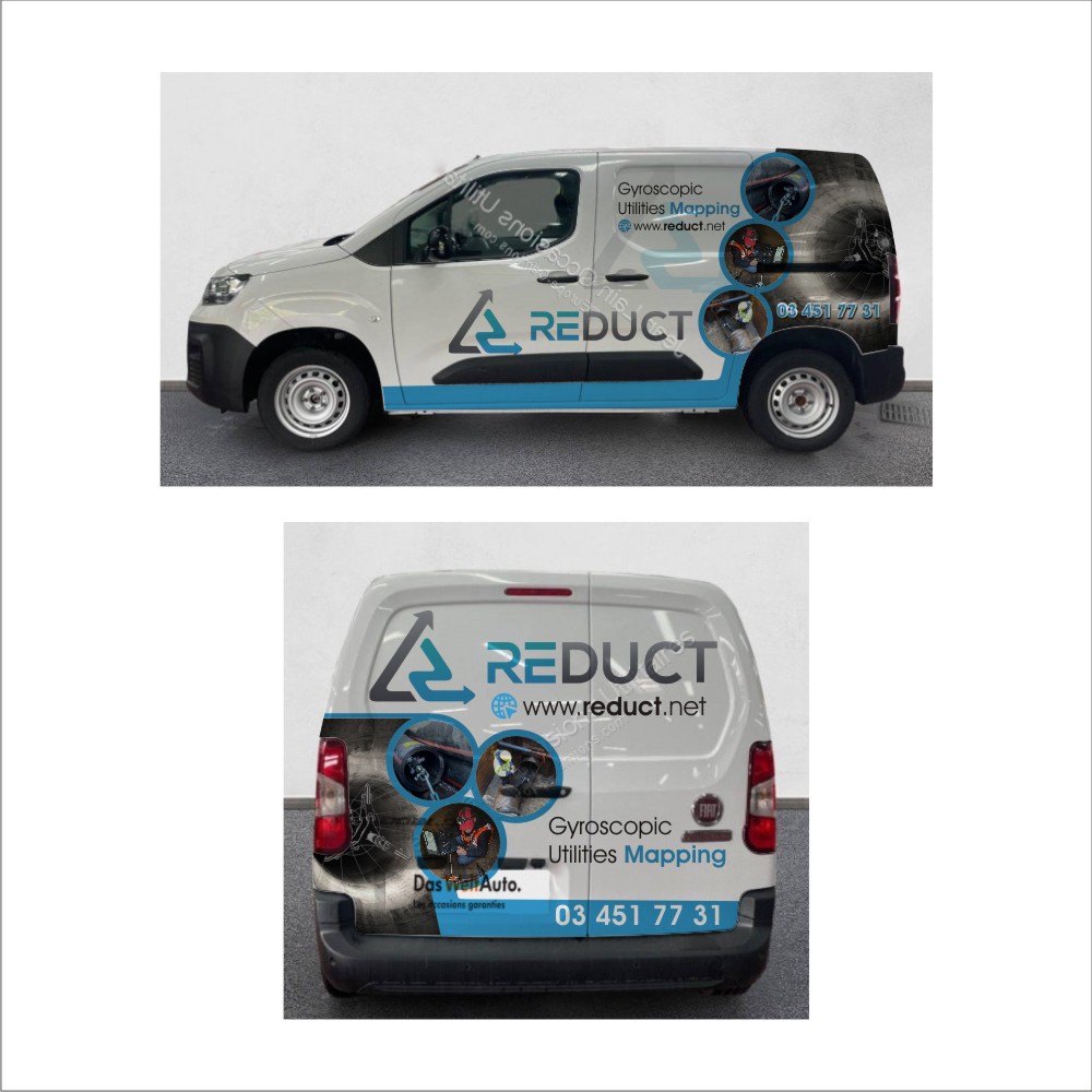 Car Wrap Design by DG+ for Reduct NV | Design #31941799