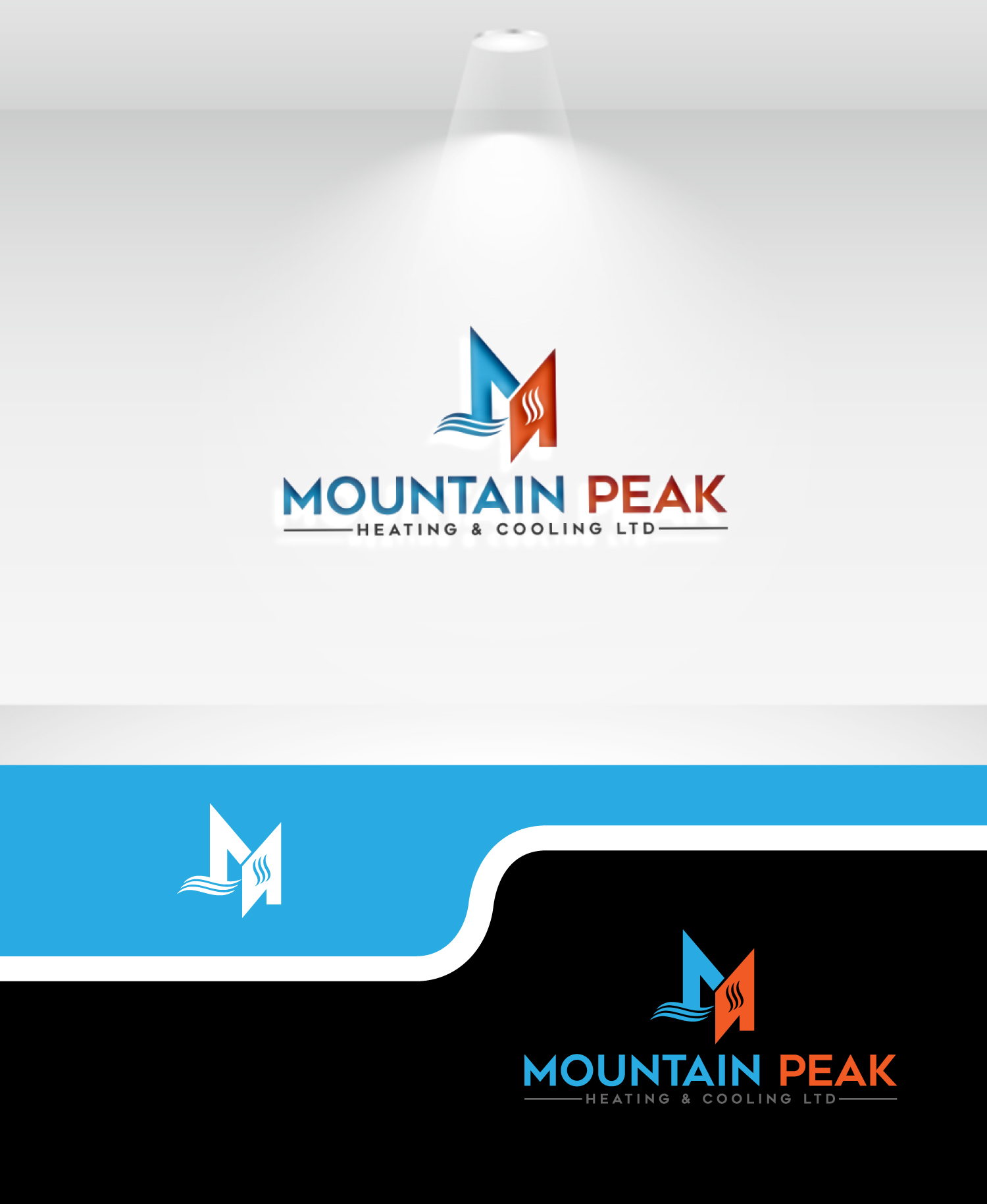 Logo Design by 100%design for Oceanview Mechanical | Design #31921966