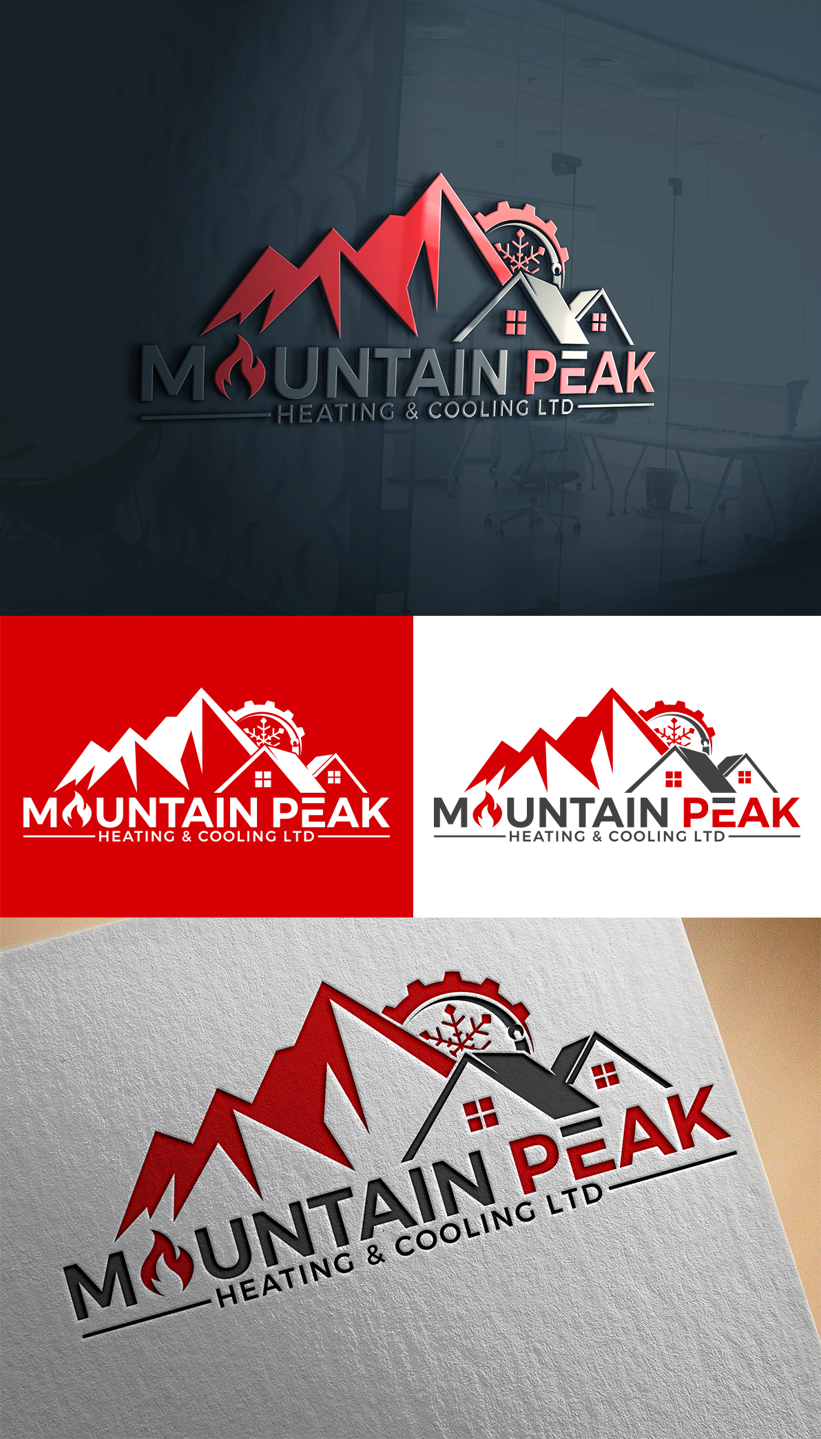 Logo Design by Imran_me for Oceanview Mechanical | Design #31919348