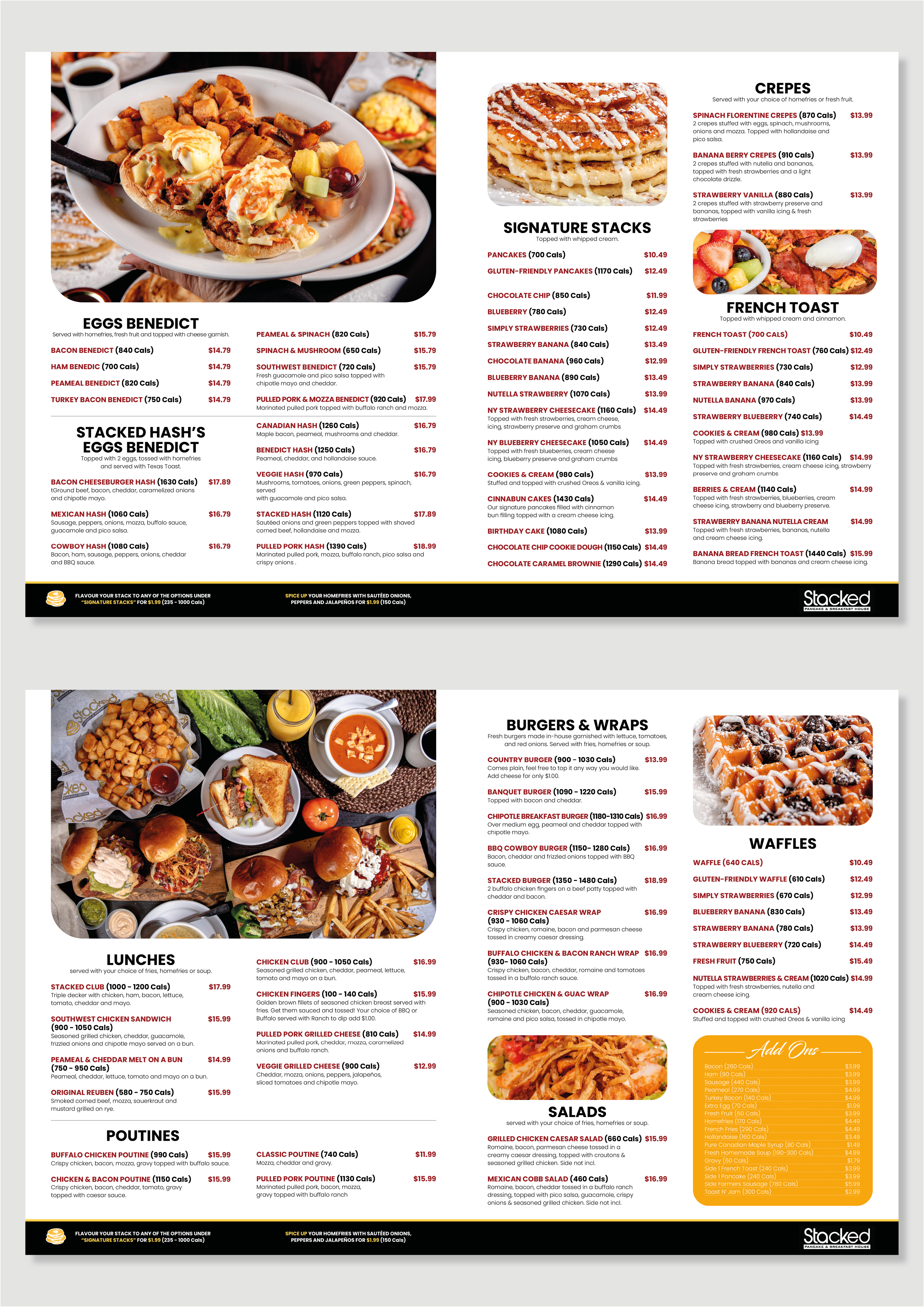 Menu Design by MarkoE for this project | Design #31931751