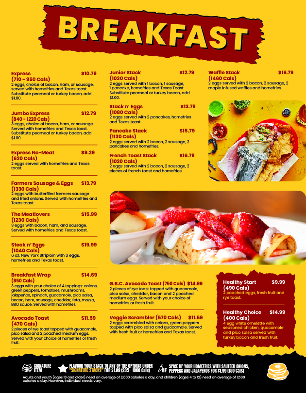 Menu Design by Wiratarart for this project | Design #31957475