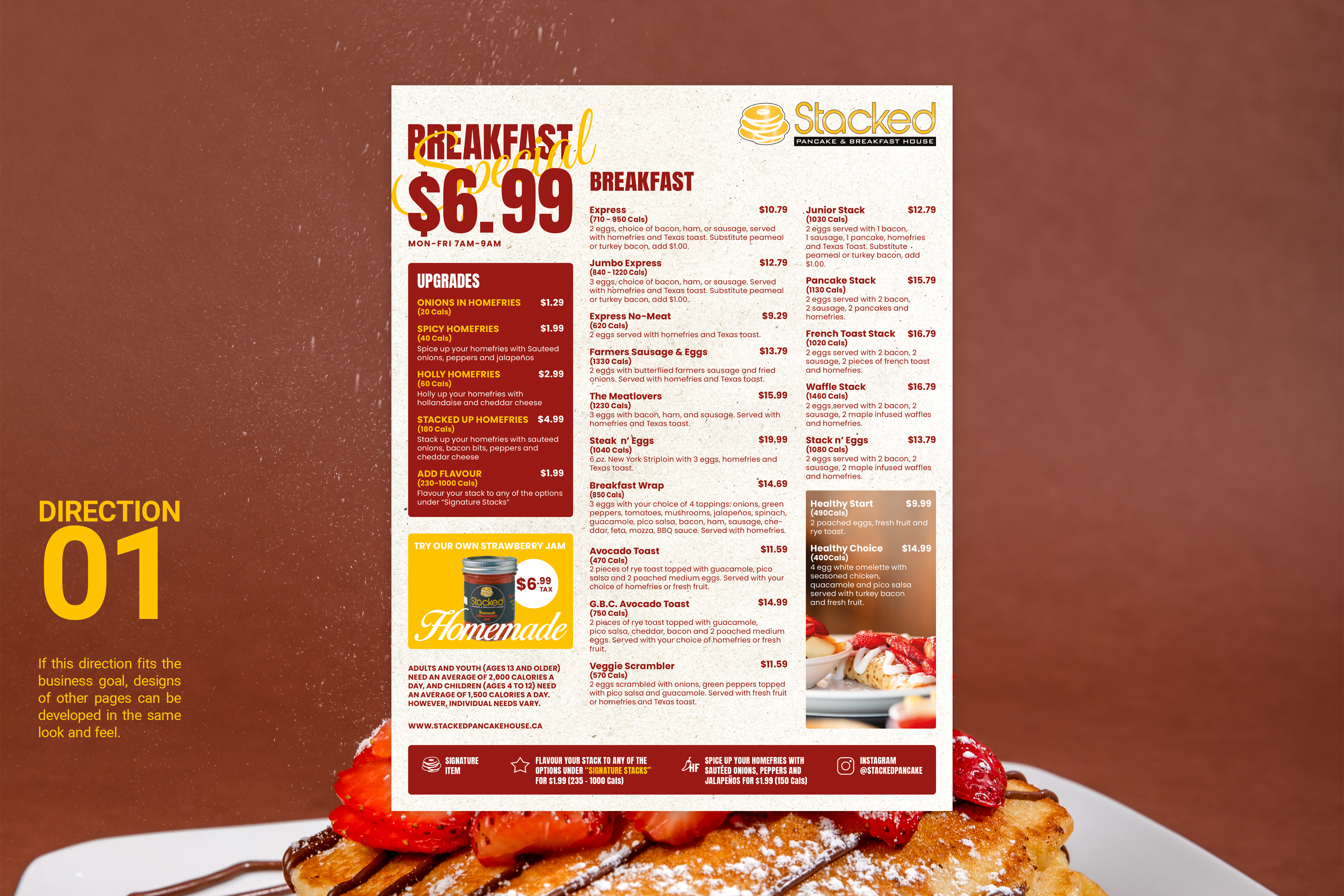 Menu Design by Ataur for this project | Design #31955040