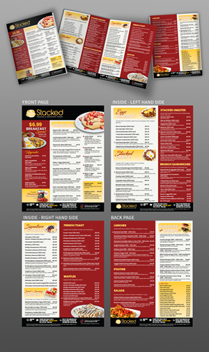 Menu Design by JKennedydesign for this project | Design: #31961404