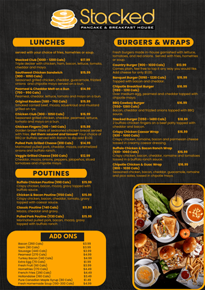 Menu Design by designblaast for this project | Design: #31937648