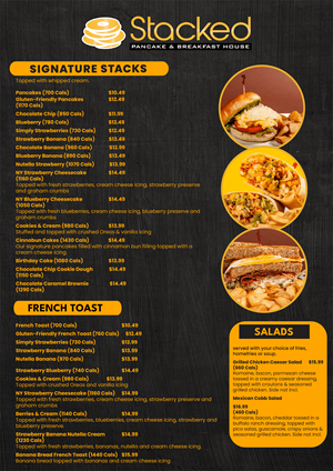 Menu Design by designblaast for this project | Design: #31937649