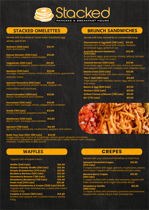 Menu Design by designblaast for this project | Design: #31937650