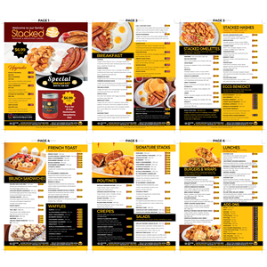 Menu Design by Doobs for this project | Design: #32018595