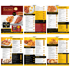 Menu Design by Doobs for this project | Design: #32024154