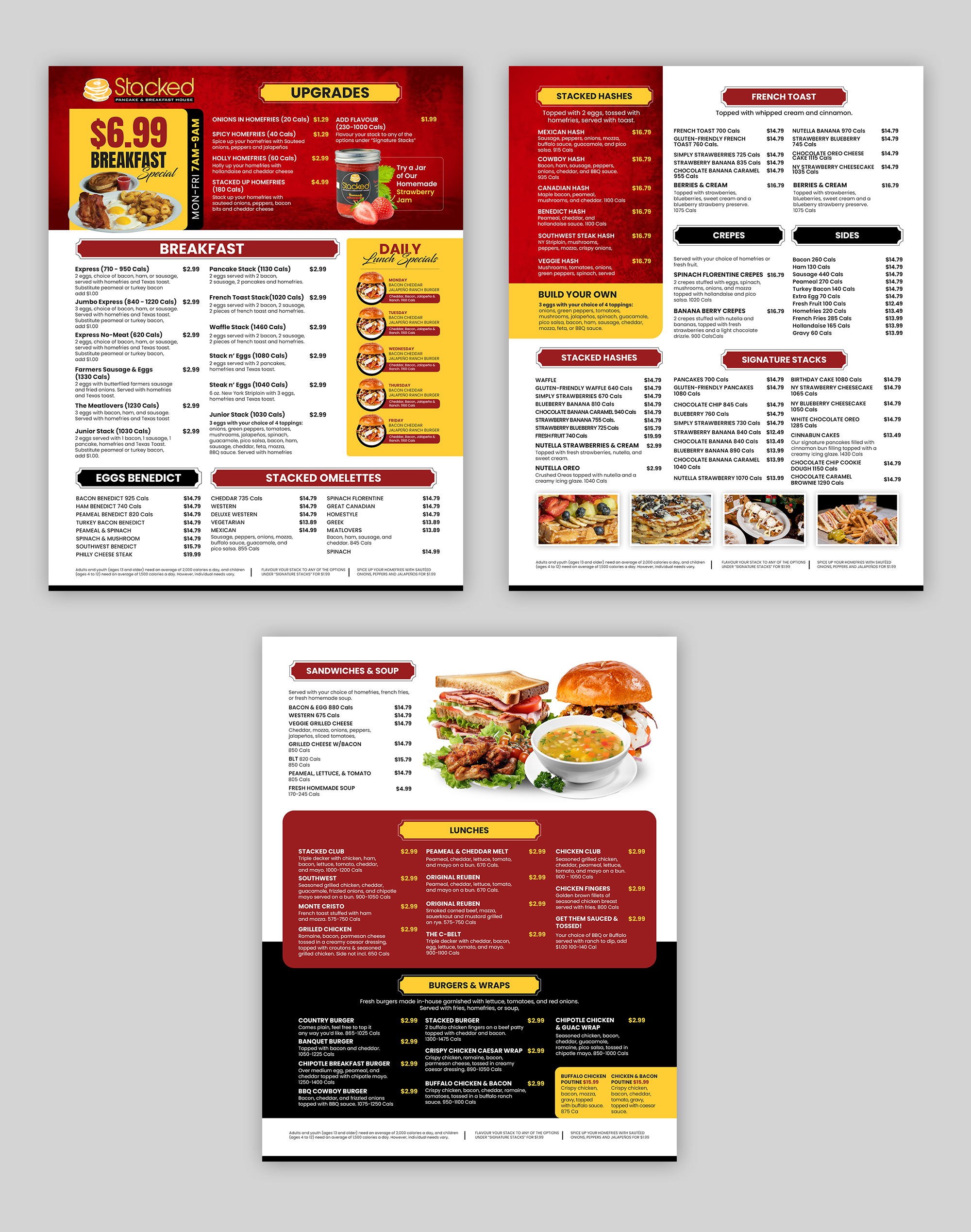 Menu Design by debdesign for this project | Design #31929585