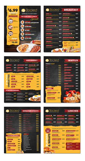 Menu Design by debdesign for this project | Design: #31929868
