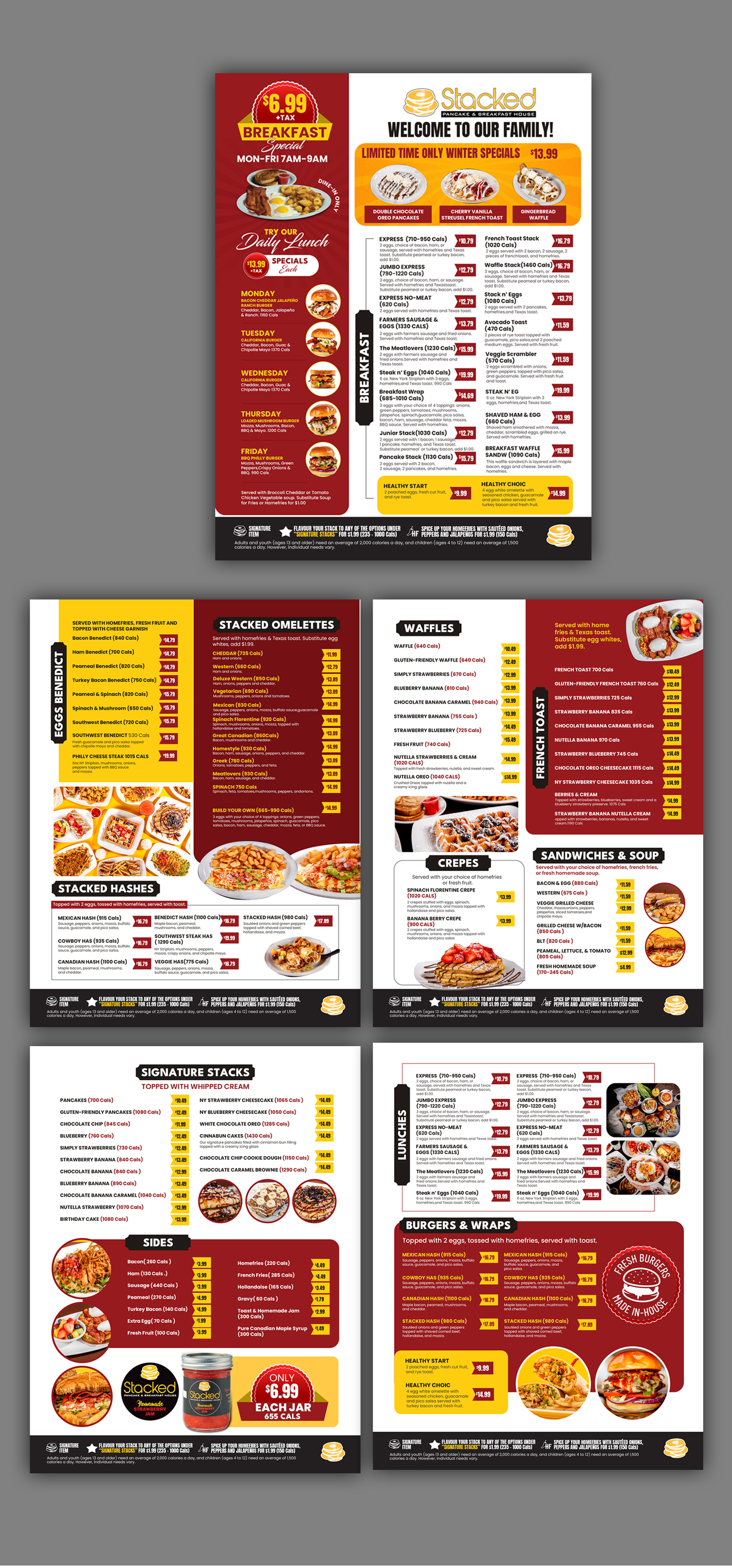 Menu Design by debdesign for this project | Design #31930532