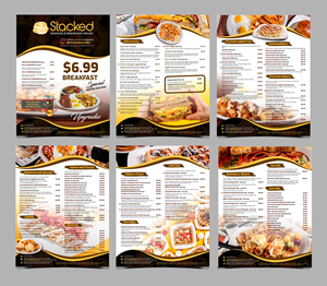 Menu Design by Fine Graphics House for this project | Design: #31958950