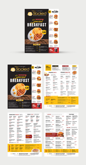 Menu Design by vcreatived for this project | Design: #31960385