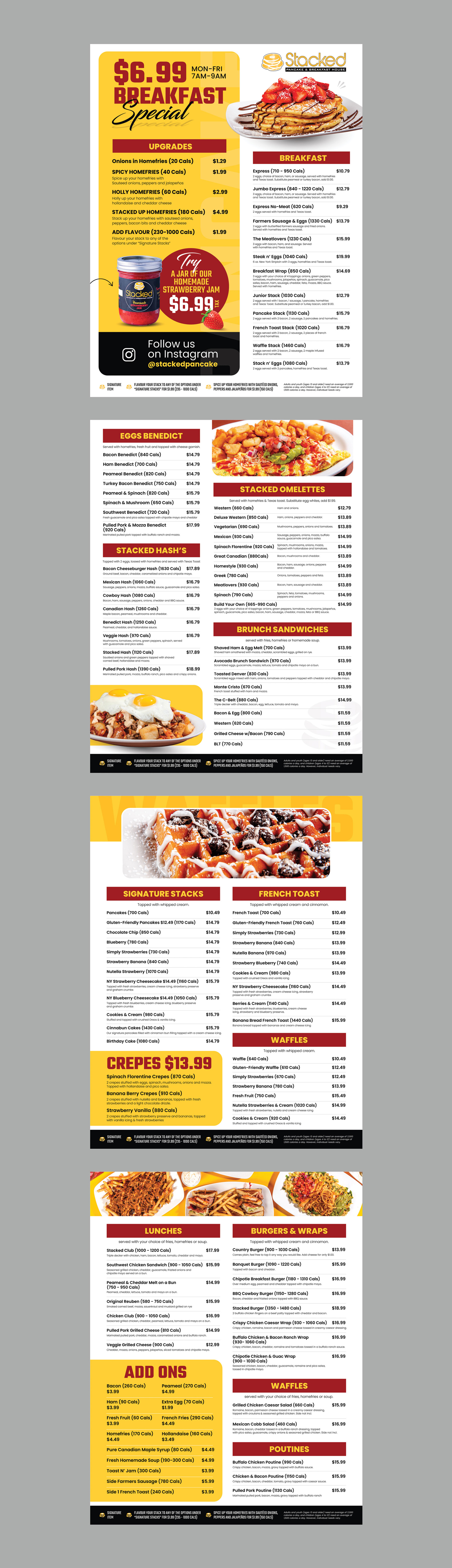 Menu Design by vcreatived for this project | Design #31987897