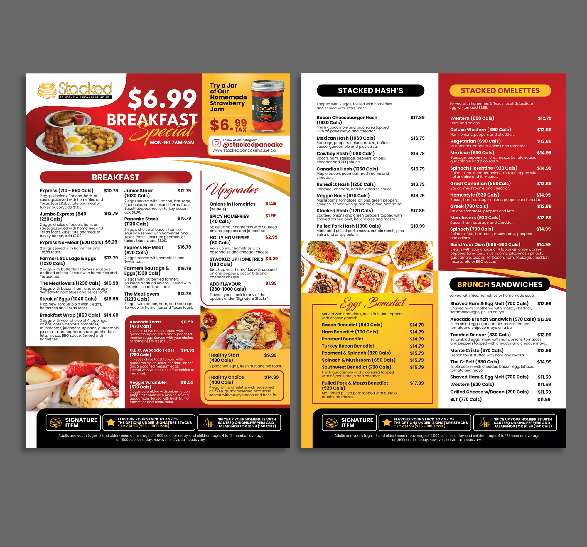 Menu Design by Dzhafir for this project | Design #31922804